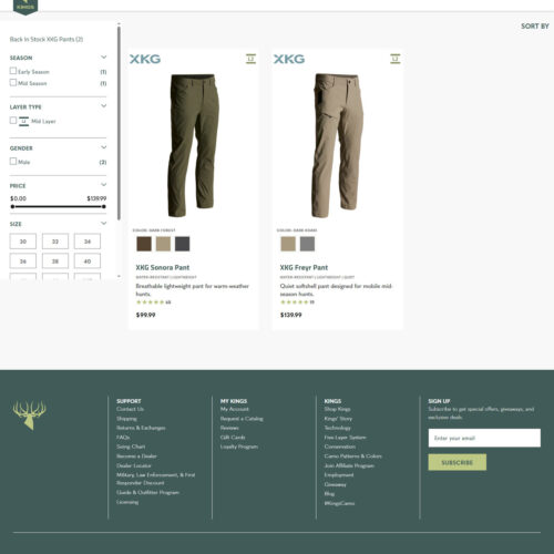 solid pants_ Kings Camo solid pants_ Kings Camo