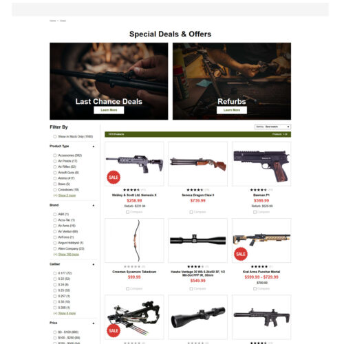 special deals and offers _ Pyramyd Air