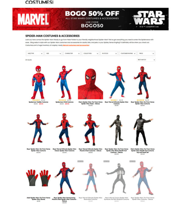 spider-man costumes & accessories _ Costumes spider-man costumes & accessories _ Costumes