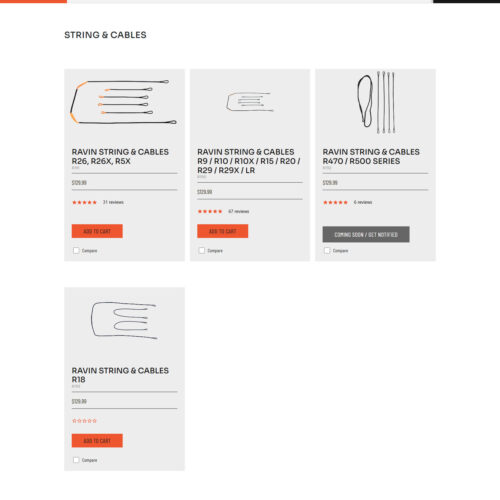 strings and cables _ Ravin Crossbows