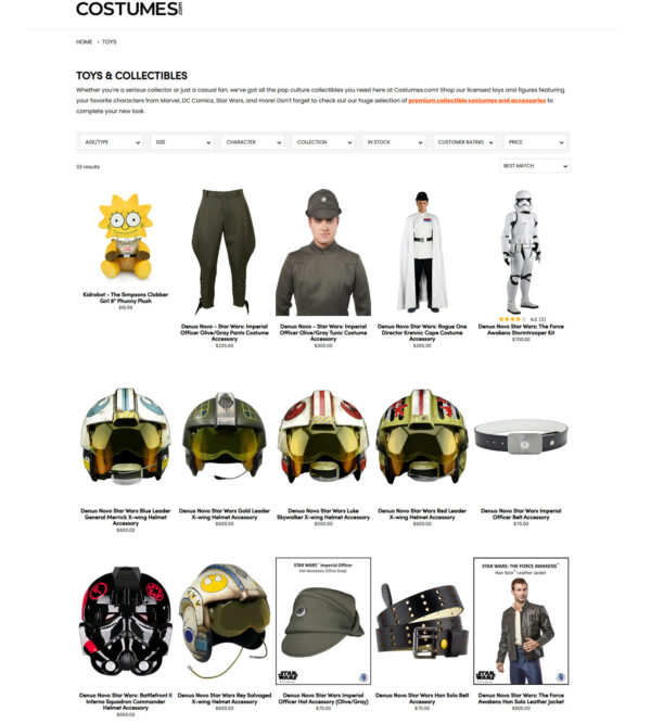 toys & collectibles _ Costumes