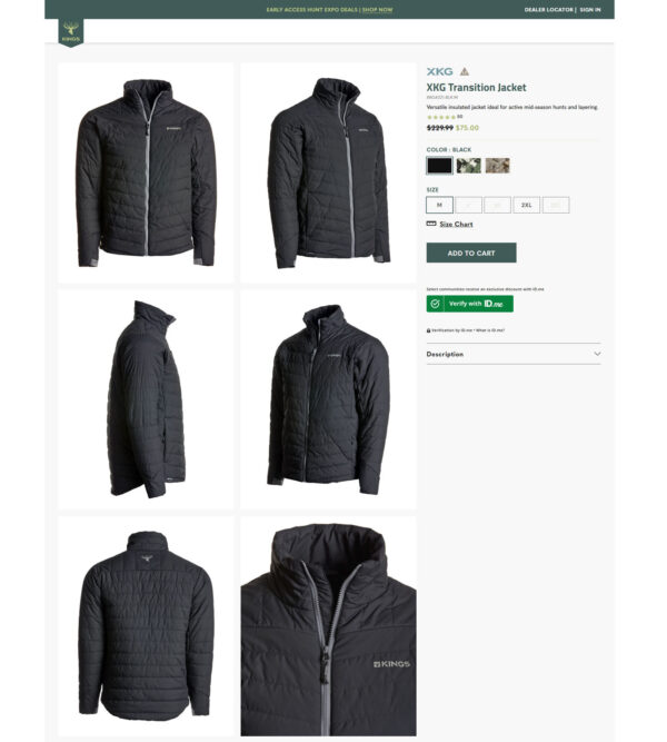 transition jacket _ Kings Camo