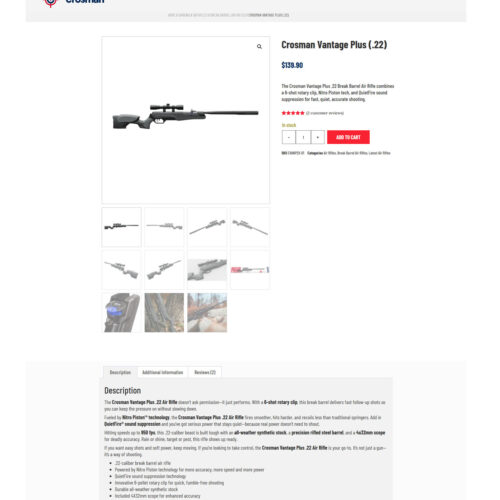 vantage plus - .22 air rifle _ crosman