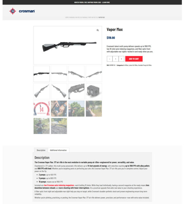vapor max _ crosman