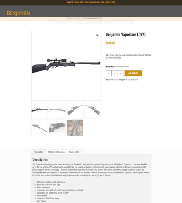 vaporizer _ Benjamin Air Guns