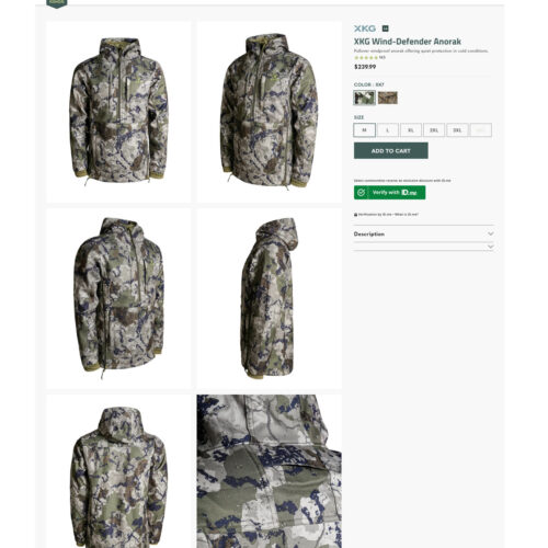 wind defender anorak _ Kings Camo wind defender anorak _ Kings Camo