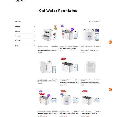 Cat water fountain_PetKit