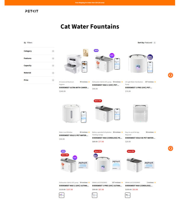 Cat water fountain_PetKit