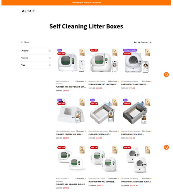 Self Cleaning Litter boxes_PetKit