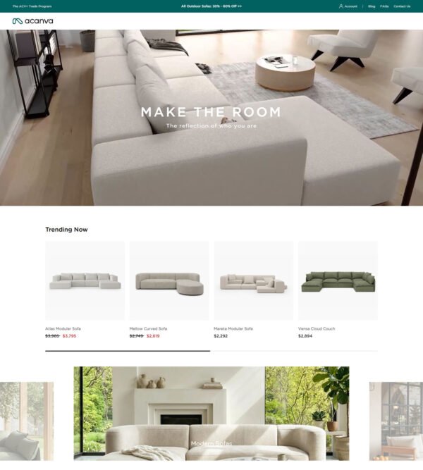 30% to 60% off on outdoor sofas_Acanva