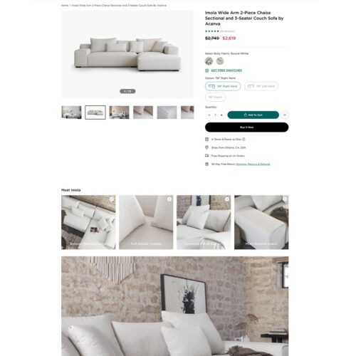 3_Seater couch sofa_Acanva
