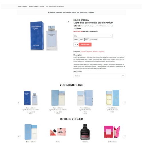 Dolce % Gabbana parfum_eCosmetics