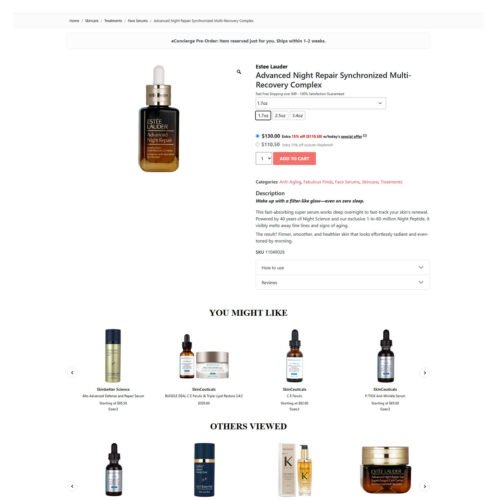 Estee Lauder night repair complex_eCosmetics