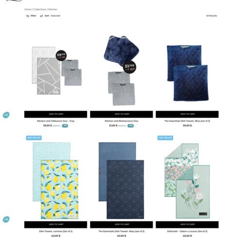 Kitchen and housekeeping collection