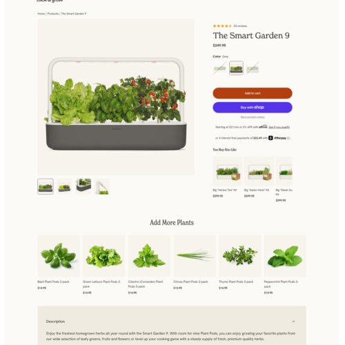 The smart garden 9_ Click & Grow