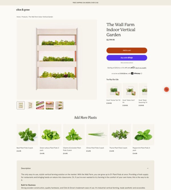 The wall farm_ Click & Grow
