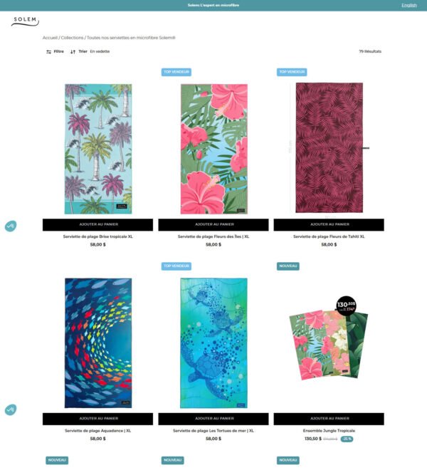 Towels collection