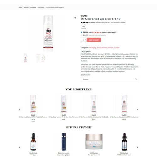 UV clear broad spectrum_eCosmetics UV clear broad spectrum_eCosmetics