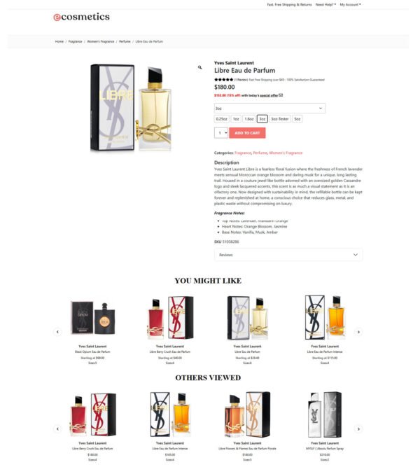 Yves Saint Laurent perfume_eCosmetics