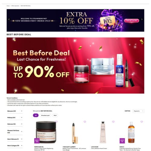 beauty clearance up to 90% off_ StrawberryNET
