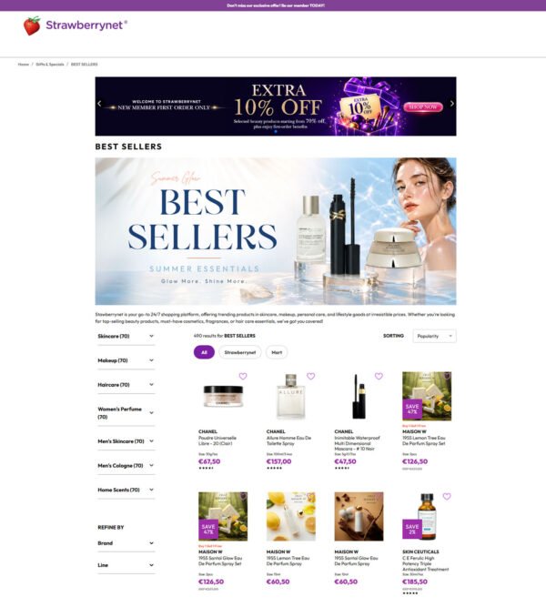 best sellers up to 70% off_ StrawberryNET