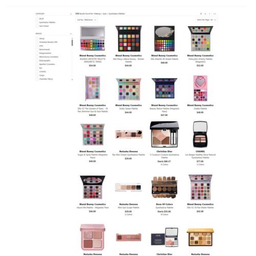 eyeshadow palettes_eCosmetics