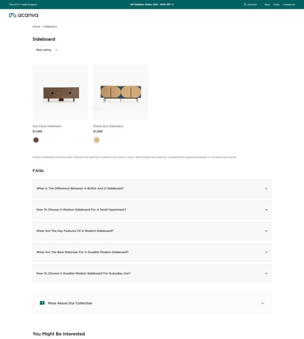 modern sideboards_Acanva modern sideboards_Acanva