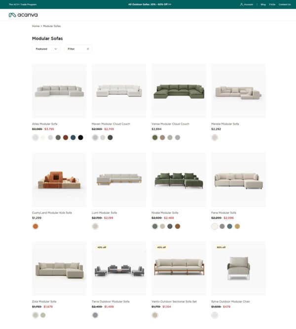 modular sofas_Acanva modular sofas_Acanva