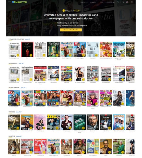 permanent link of Magzter